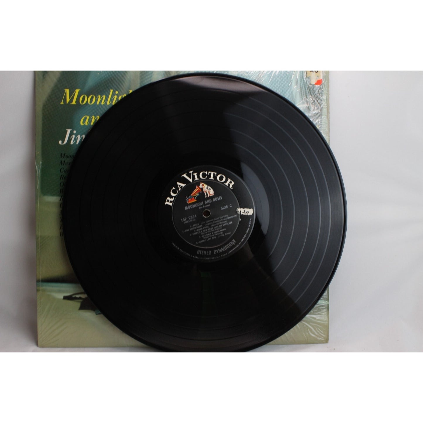 Moonlight and Roses Jim Reeves Vinyl Record Used