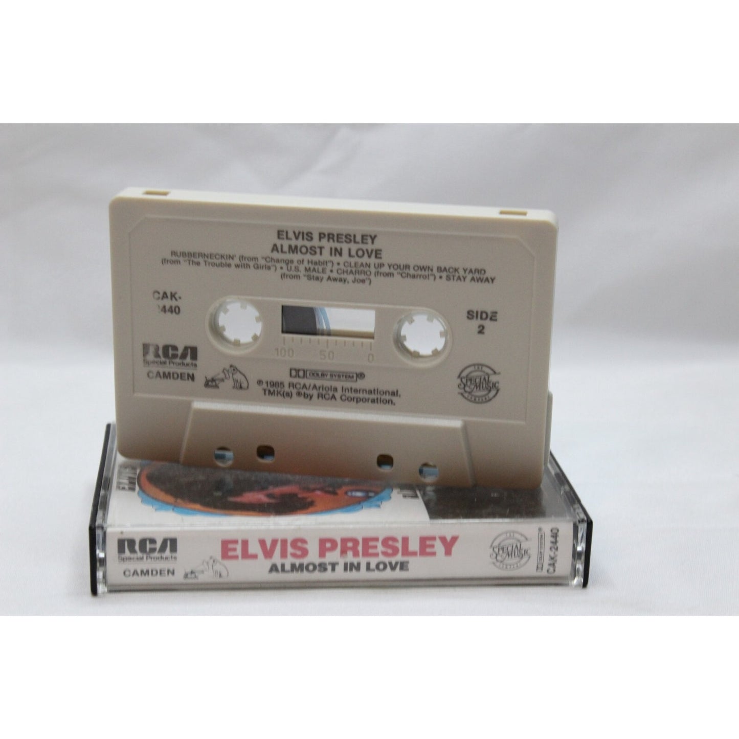 Elvis Almost In Love Cassette Tape Tested Music Used