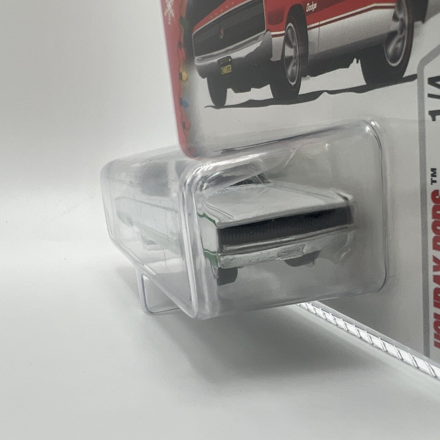 Hot Wheels 2004 Holiday Rods Series White Green 1967 Dodge Charger 67 Larry Wood