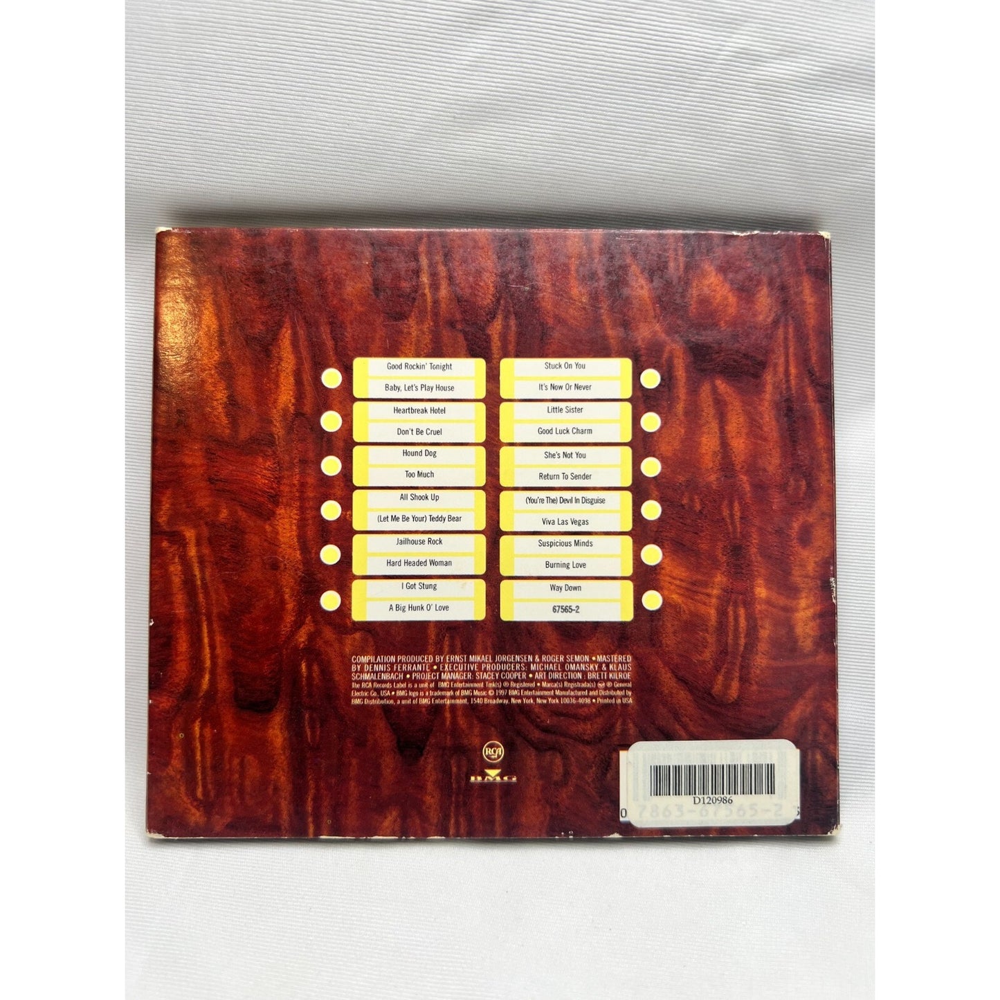 Greatest Jukebox Hits by Elvis Presley Audio CD-ROM Used