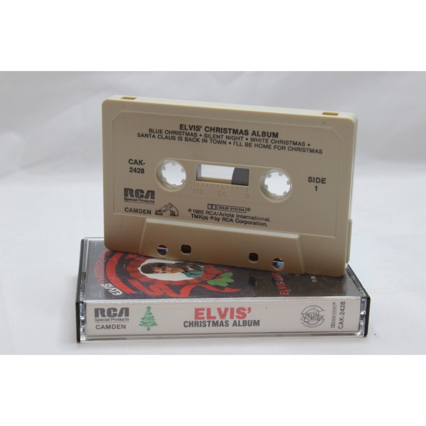 Elvis' Christmas Album Cassette Tape Elvis Presley Tested Music Used