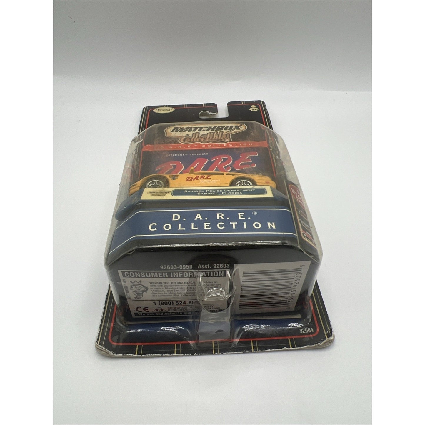 Matchbox Nissan 300ZX Z32 DARE Collection Yellow 92604 1:64 New In Box Sealed