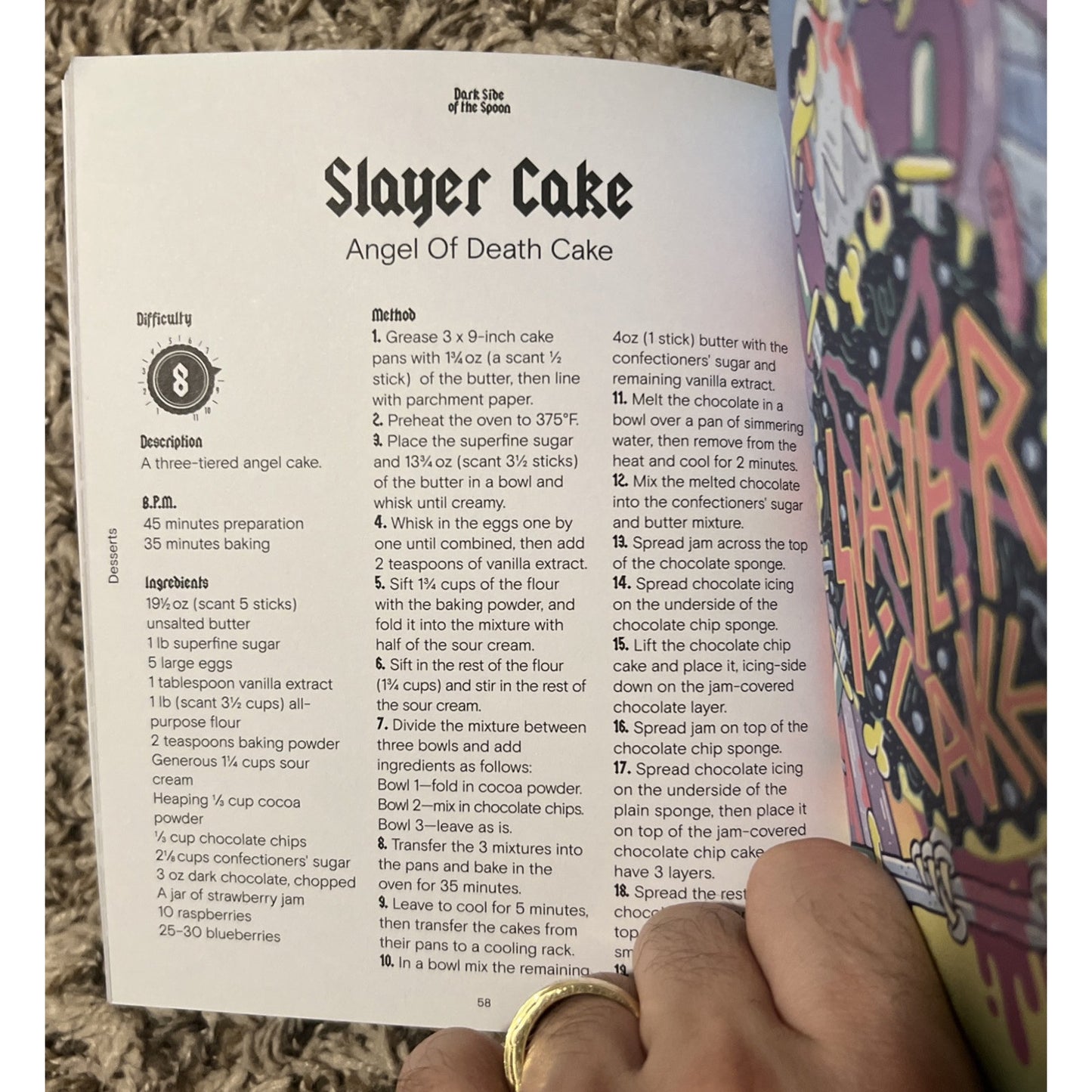 Dark Side of the Spoon : The Rock Cookbook by Ralph Miller, Joe Inniss and Peter