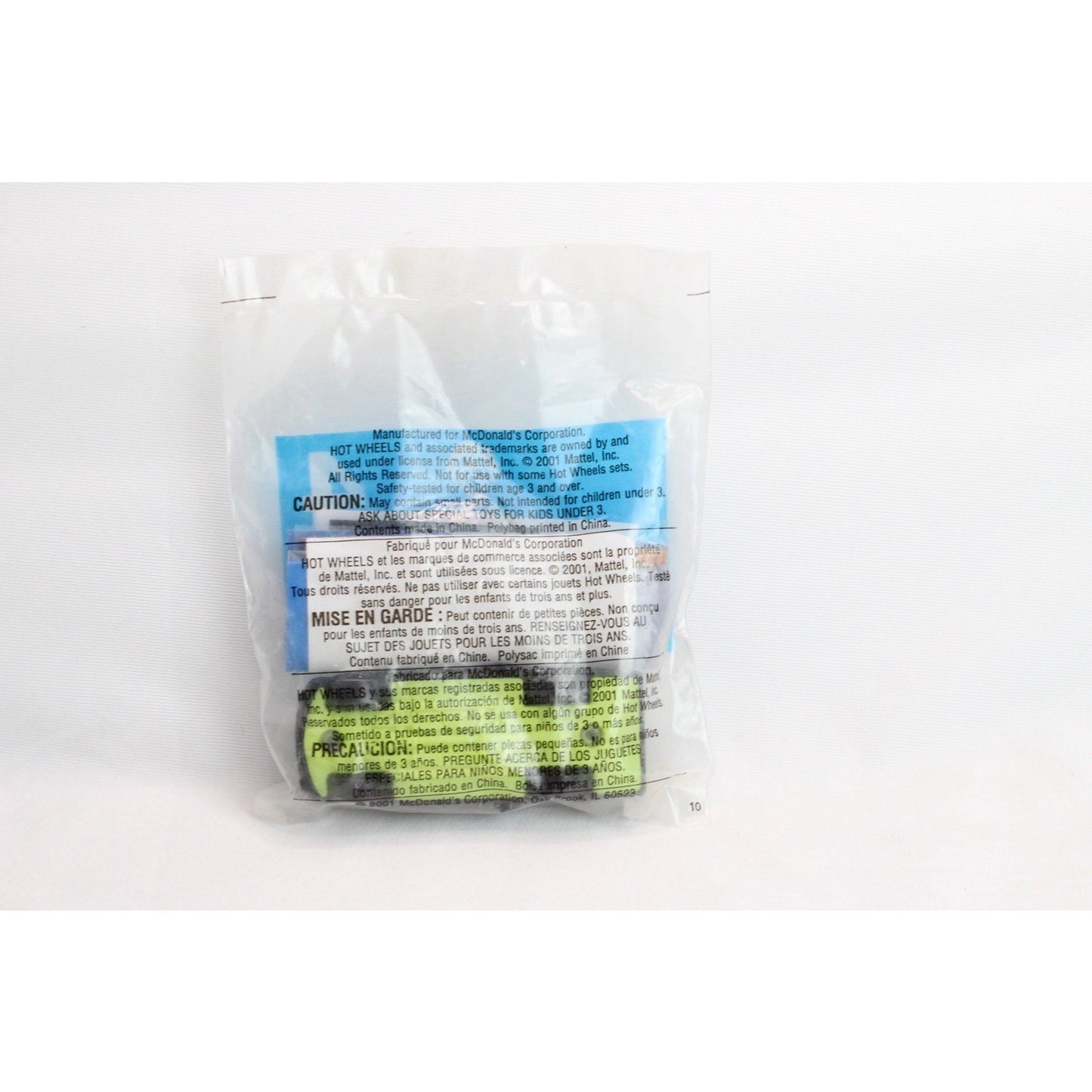 2001 McDonalds Happy Meal Hot Wheels #4 Street Truck Glo-Rider Toy Sealed New