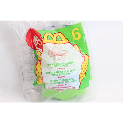 1996 Beetleborgs Metallix #6 McDonald's Happy Meal Toy 6 Green