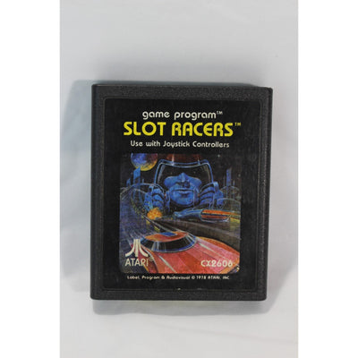 Slot Racers Atari 2600 Used Tested Video Game CX2606 Retro Racing Maze Game