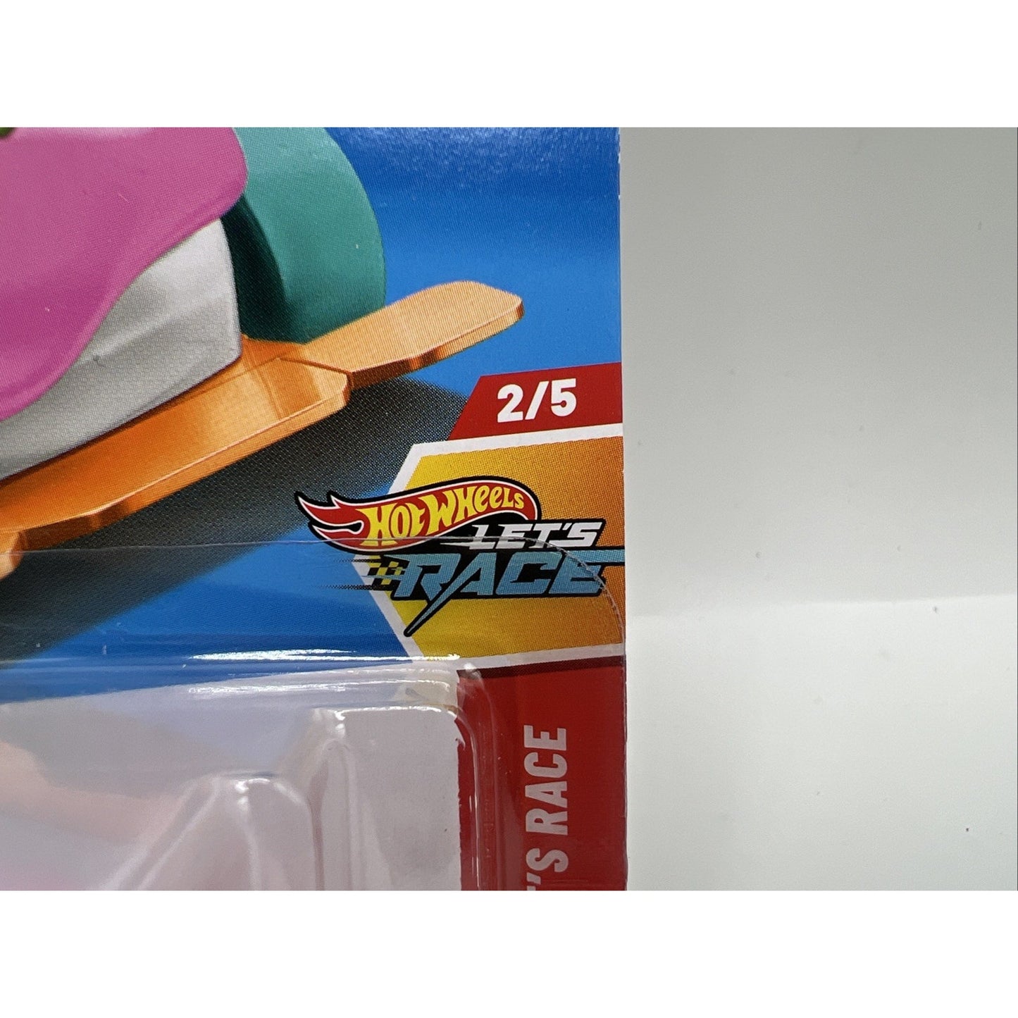 2025 Hot Wheels Let's Race 2 Donut Drifter Pink #2 Netflix Series Die Cast Car