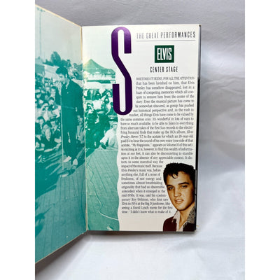 Elvis The Great Performances Center Stage VHS Tested Video Tape Used