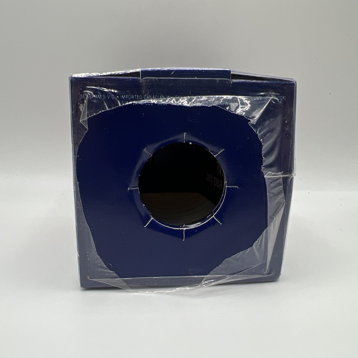 Seagrams VO Golden Quarterback Challenge Whiskey Bar Glass 1992 Rare NFL