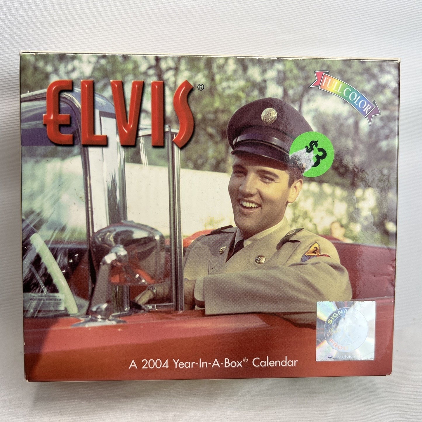 Elvis Presley 2004 Year-in-a-Box Calendar Brand New Signature Elvis Product