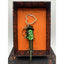Betsey Johnson Green Ghost Witch With Crystal Bag Charm Halloween Keychain