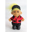 Russ Troll French Artist Valet Dancer Red And Black Jacket With Hat Yellow Hair
