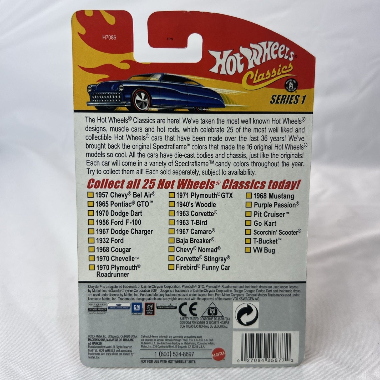Hot Wheels 2005 Classics - Pit Cruiser Spectraflame Aquamarine Die Cast