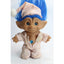 Novelty Troll Blue Rare PJs Jeweled Belly Blue Hair Santa Hat Christmas Pajamas
