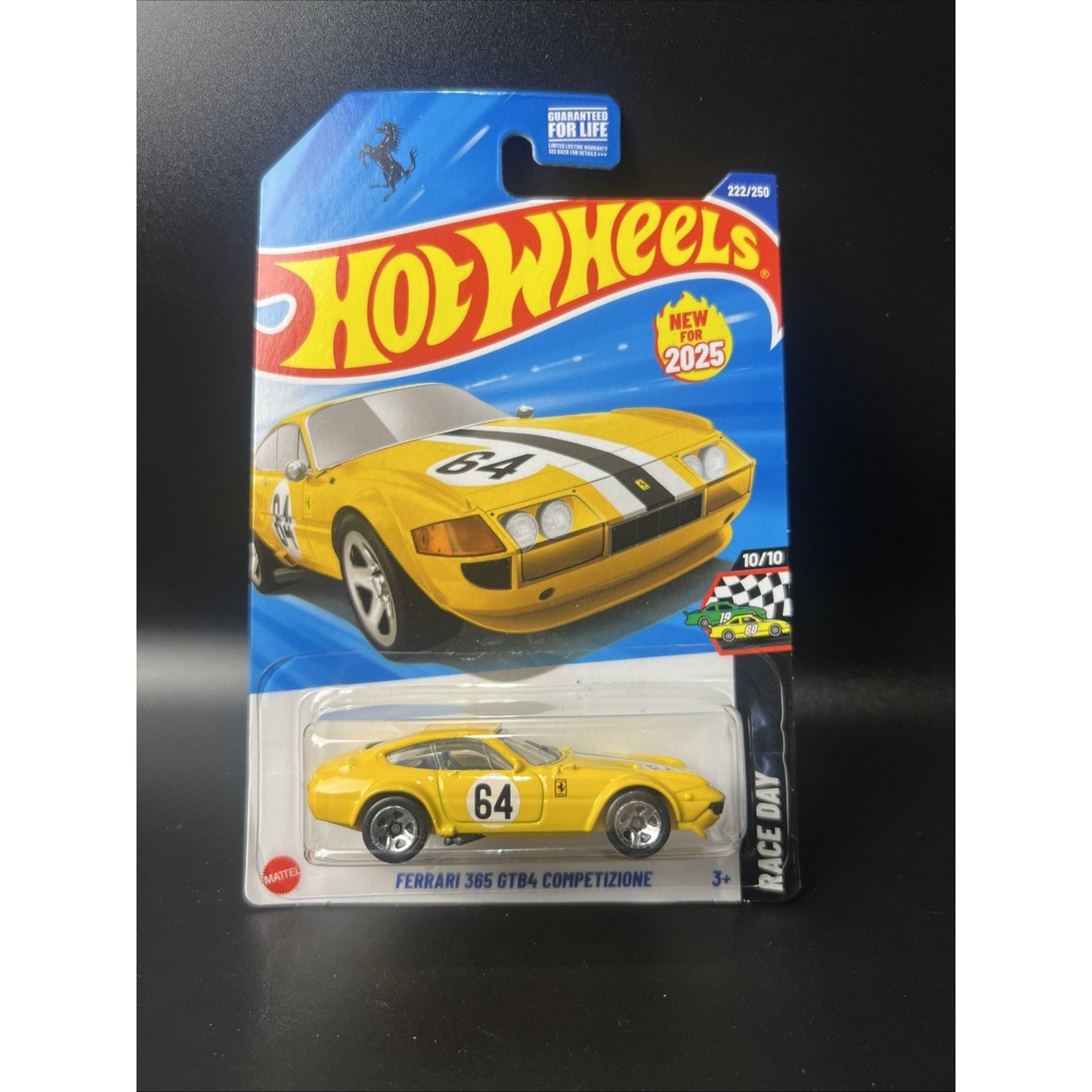 Lot Of 4 2025 Hot Wheels Ferrari 365 GTB4 Competizione 222/250 Yellow 4 Pack