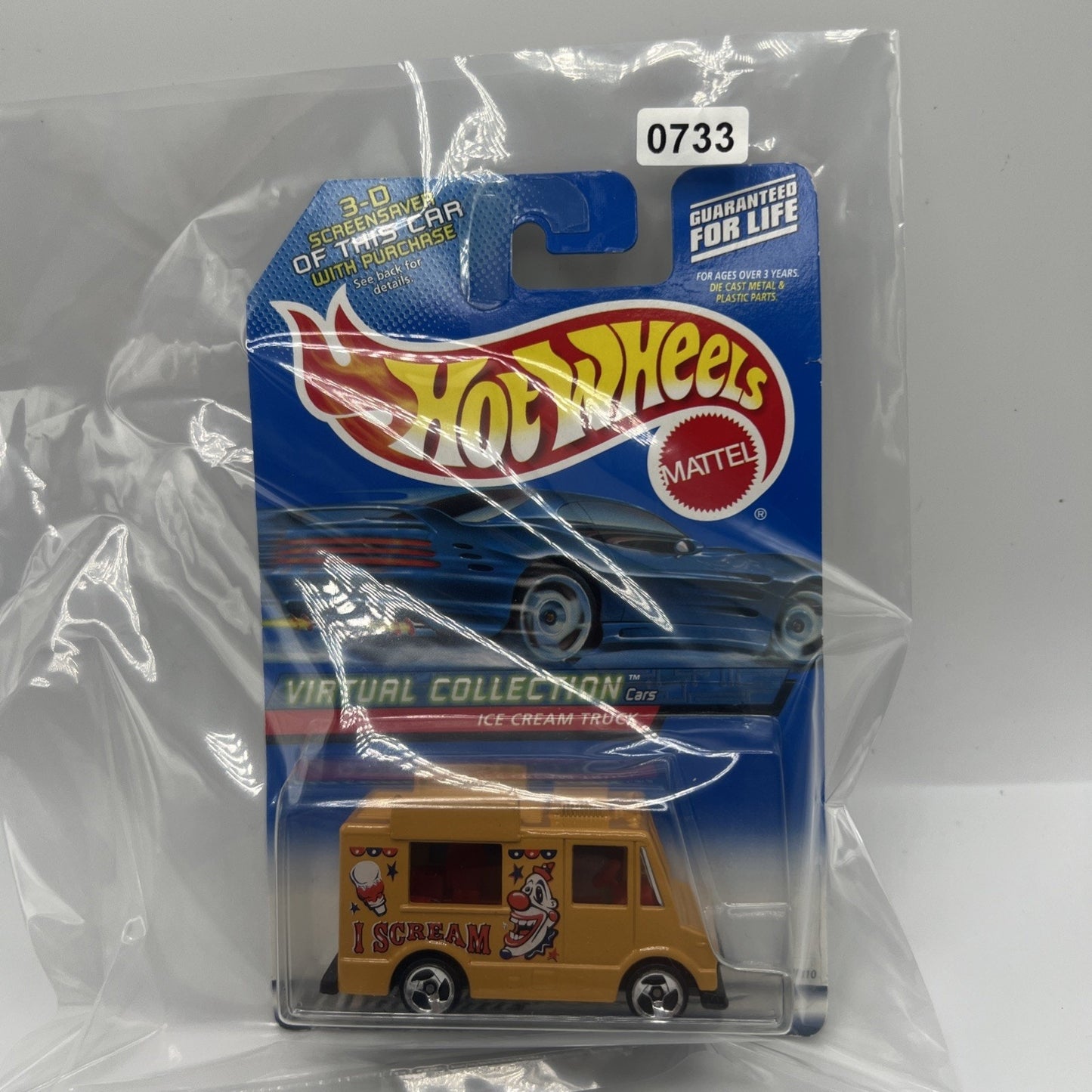 New Mattel Hot Wheels 1/64 Virtual Collection Ice Cream Truck Item 27110 144