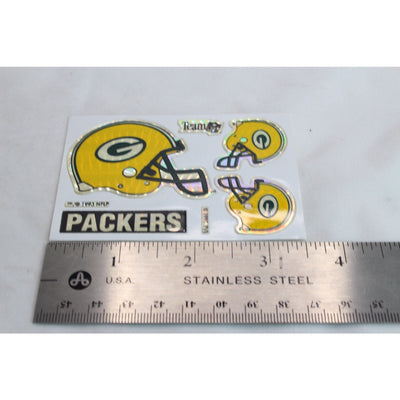 1993 Green Bay Packers Holographic Vending Machine Sticker Team NFL Prism New