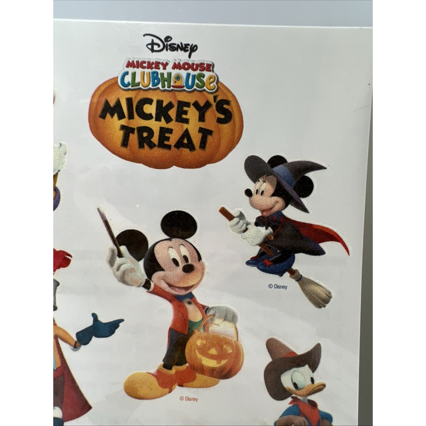 Disney Mickey Mouse Club House Treat Halloween DVD Temporary Tattoos Rare 6 Ct
