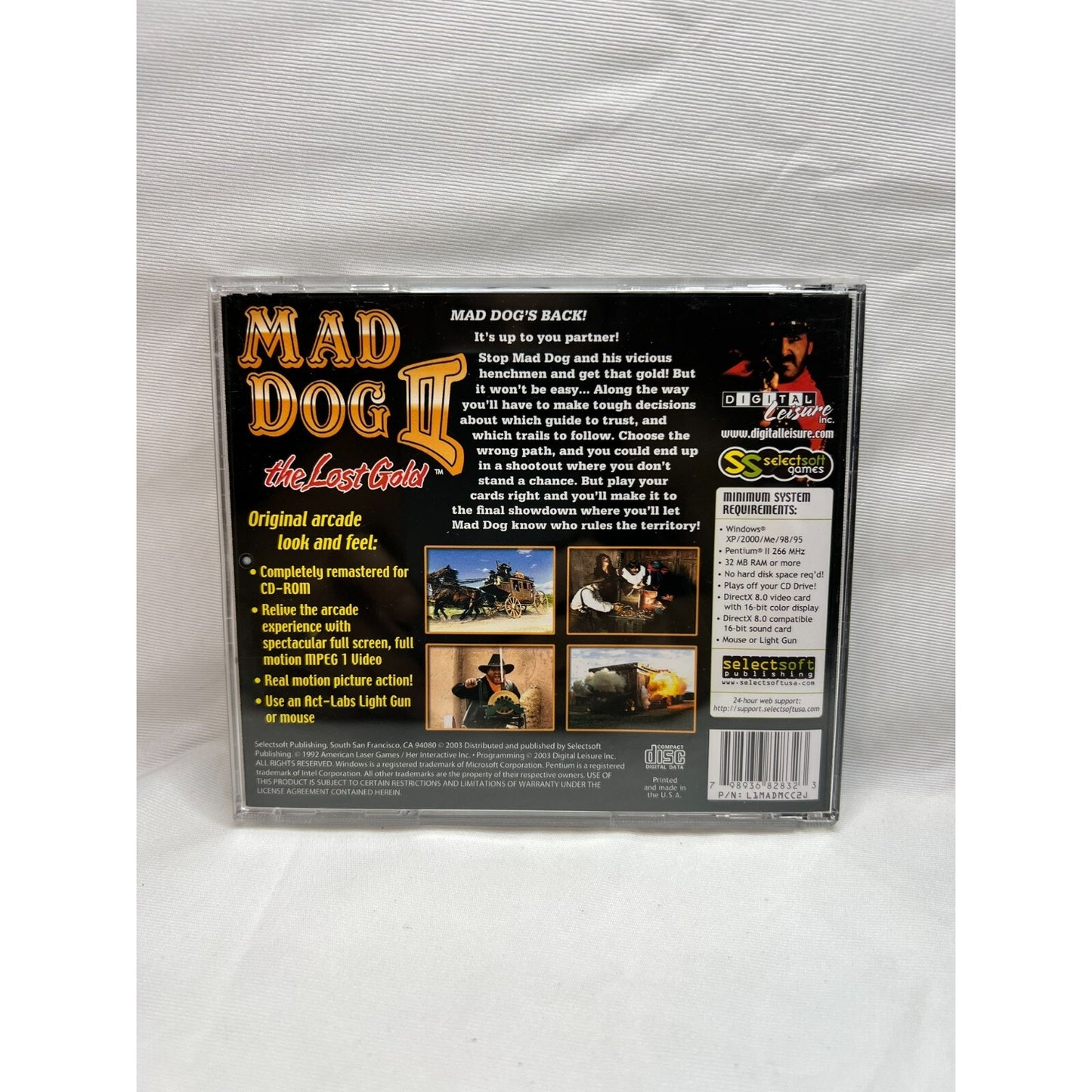 Mad Dog II The Lost Gold PC Tested Video Game Used