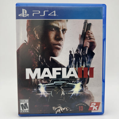 Mafia III Sony PlayStation 4 2016 PS4 Video Game Used With Map And Manual