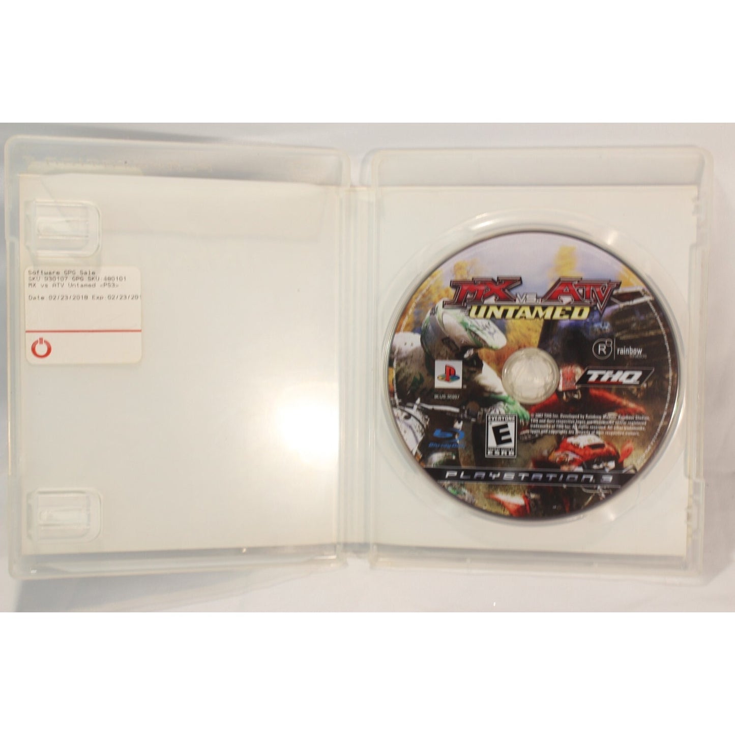 MX vs ATV Untamed PlayStation 3 PS3 Tested Video Game Used Racing Sports Game