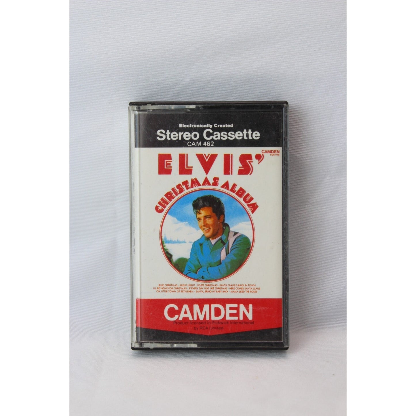 Elvis' Christmas Album Cassette Tape Tested Music Used