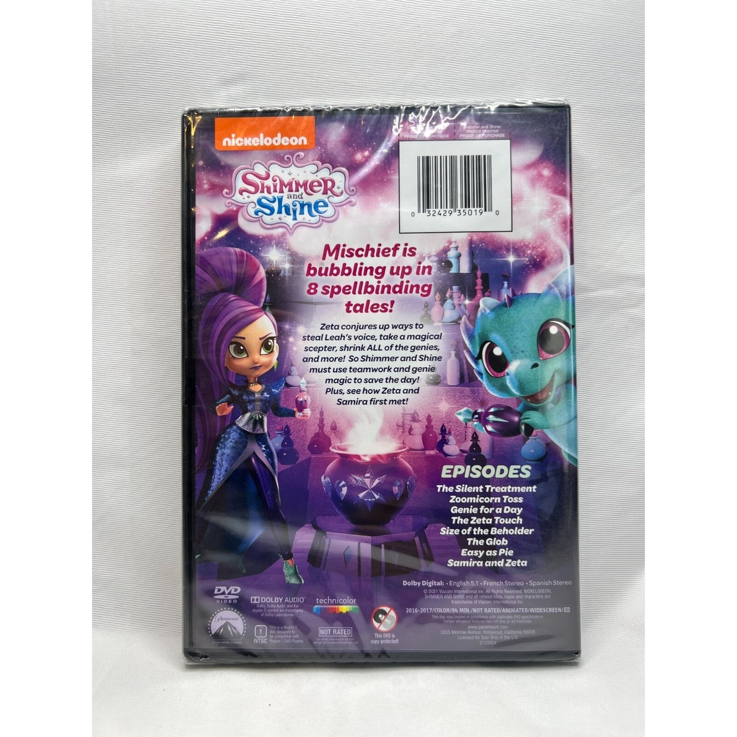 Shimmer and Shine: Magical Mischief DVD New Sealed 2021