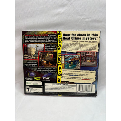 Real Crimes Jack the Ripper Unicorn Killer PC Tested Video Game Used