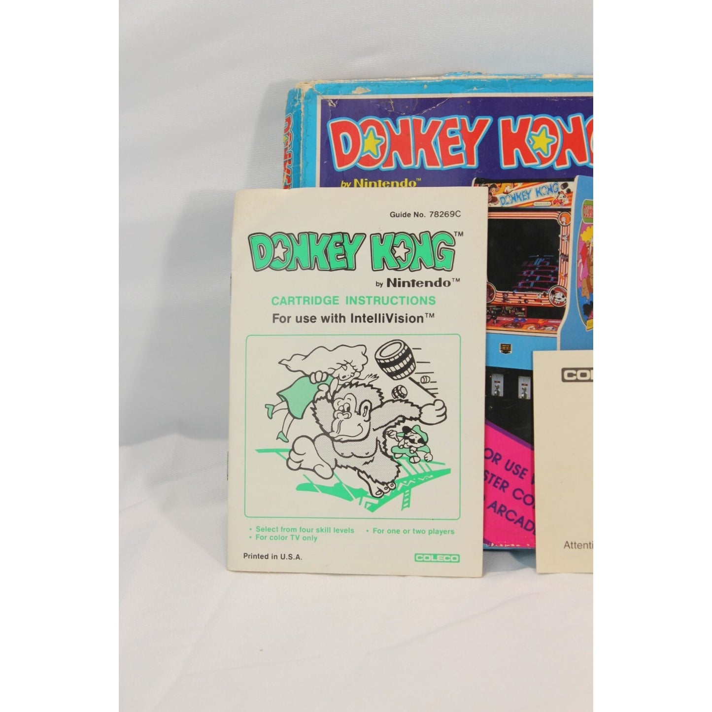 Donkey Kong Intellivision Tested Video Game Used Classic Arcade Platformer