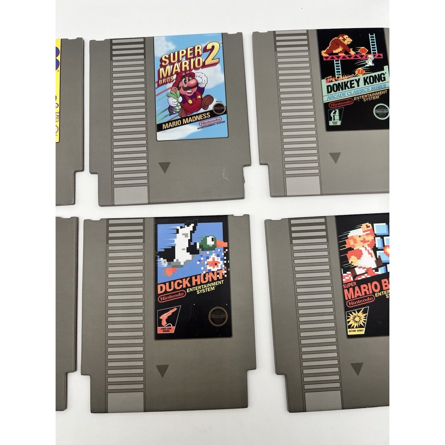 Nintendo Official NES 8 Coasters Super Mario Metroid Zelda Donkey Kong New Game