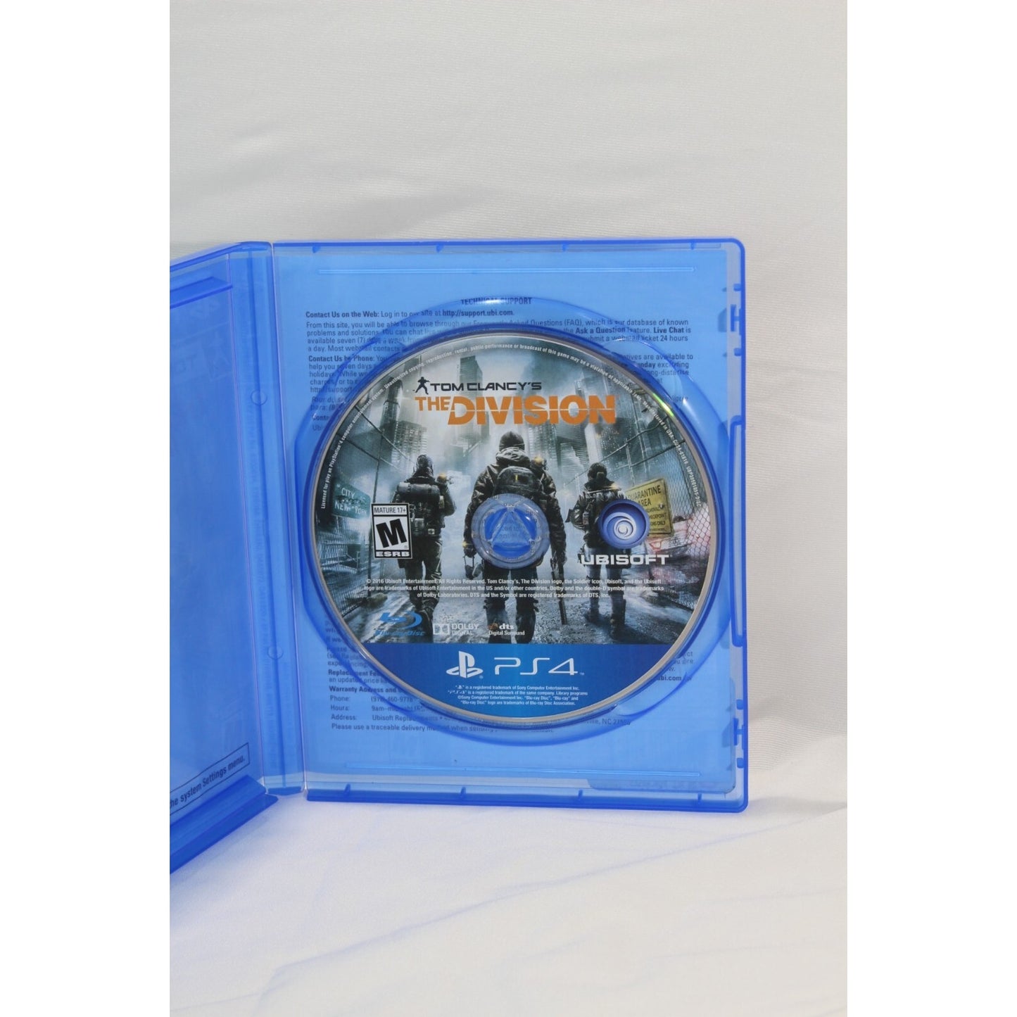 Tom Clancy's The Division PlayStation 4 PS4 Tested Video Game Used Shooter RPG