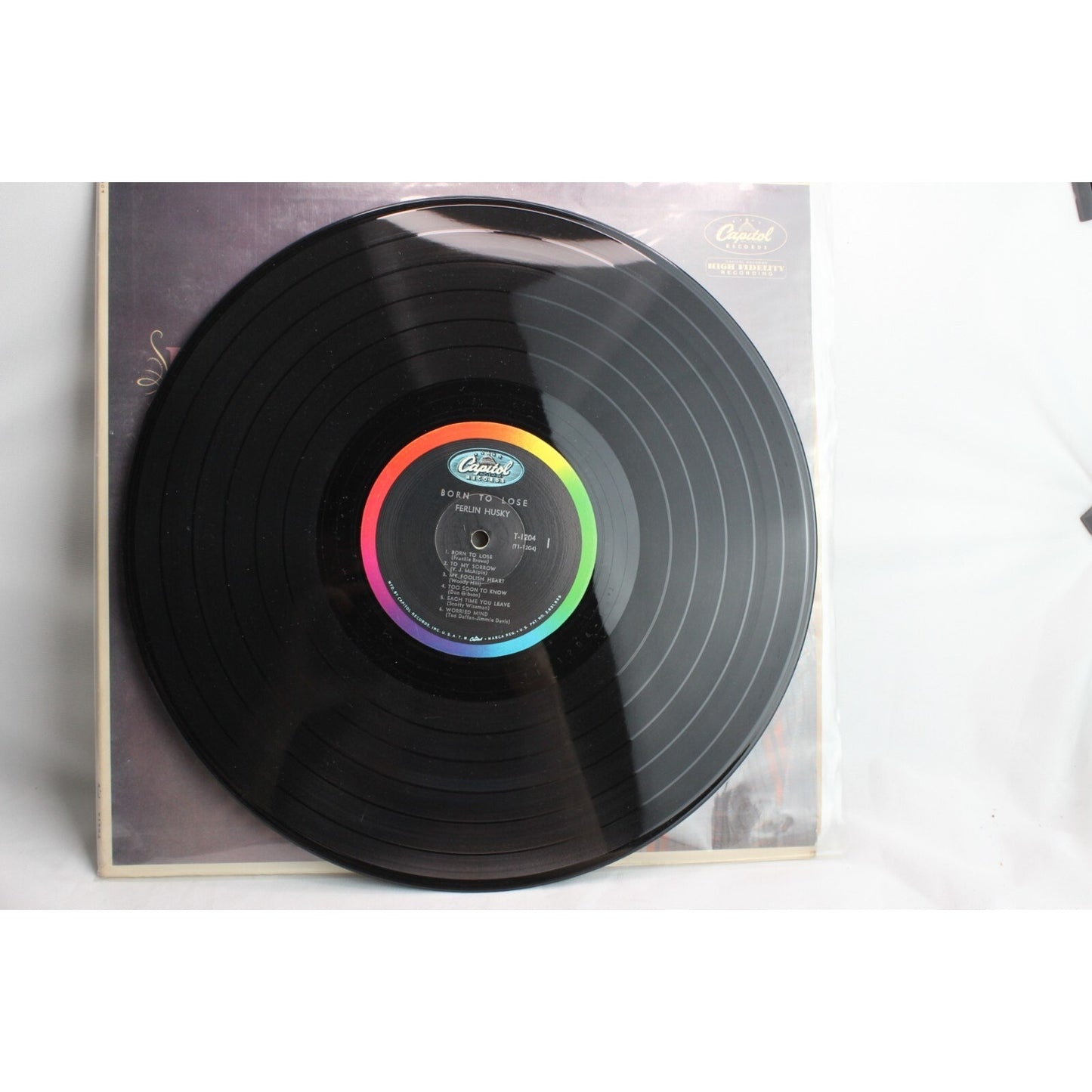 Ferlin Husky Born to Lose Vinyl Record Tested Used