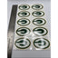 NFL Green Bay Packers Temporary Tattoo Pack Of 10 Face Body Tattoos Football