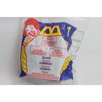 Black Raven Maleficent's Crow Disney Sleeping Beauty Figure McDonald's Toy New