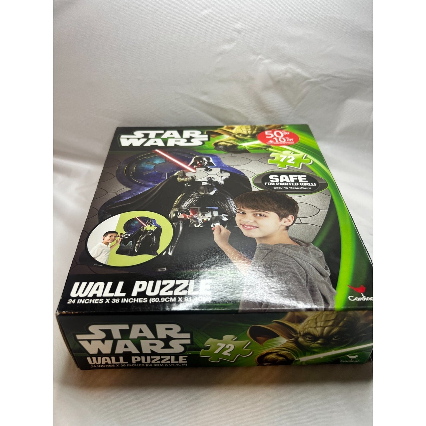 Star Wars Wall Puzzle 72 Pieces 24x36 Inch Darth Vader New Sealed