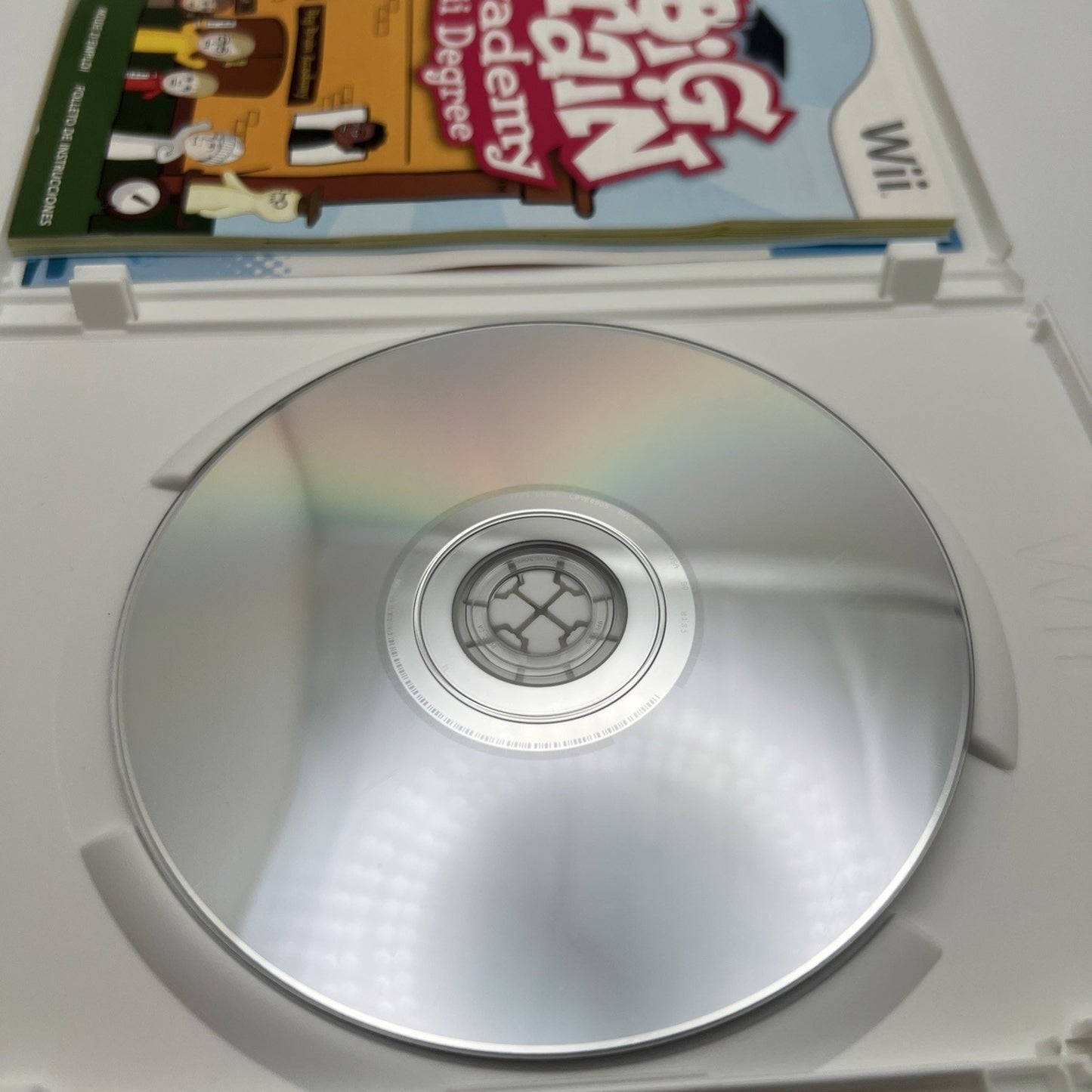 Big Brain Academy: Wii Degree (Nintendo Wii, 2007) Video Game Used With Case
