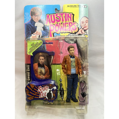 Vintage 1999 Scott Evil Austin Powers Action Figure Mcfarlane Toys Sealed