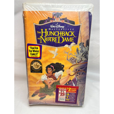 The Hunchback of Notre Dame VHS Walt Disney Masterpiece Collection New Sealed