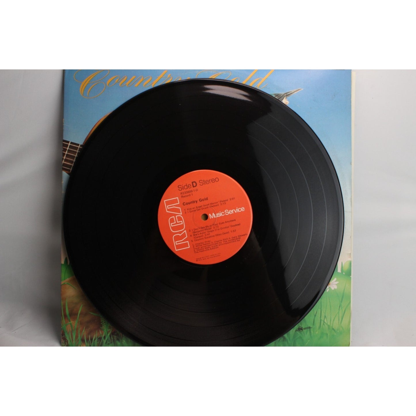 Country Gold Vinyl Record Used