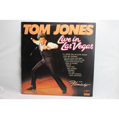 Tom Jones – Live in Las Vegas Vinyl Record Used