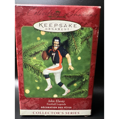 Hallmark Keepsake Christmas Ornament John Elway Denver Broncos NFL Football Vtg