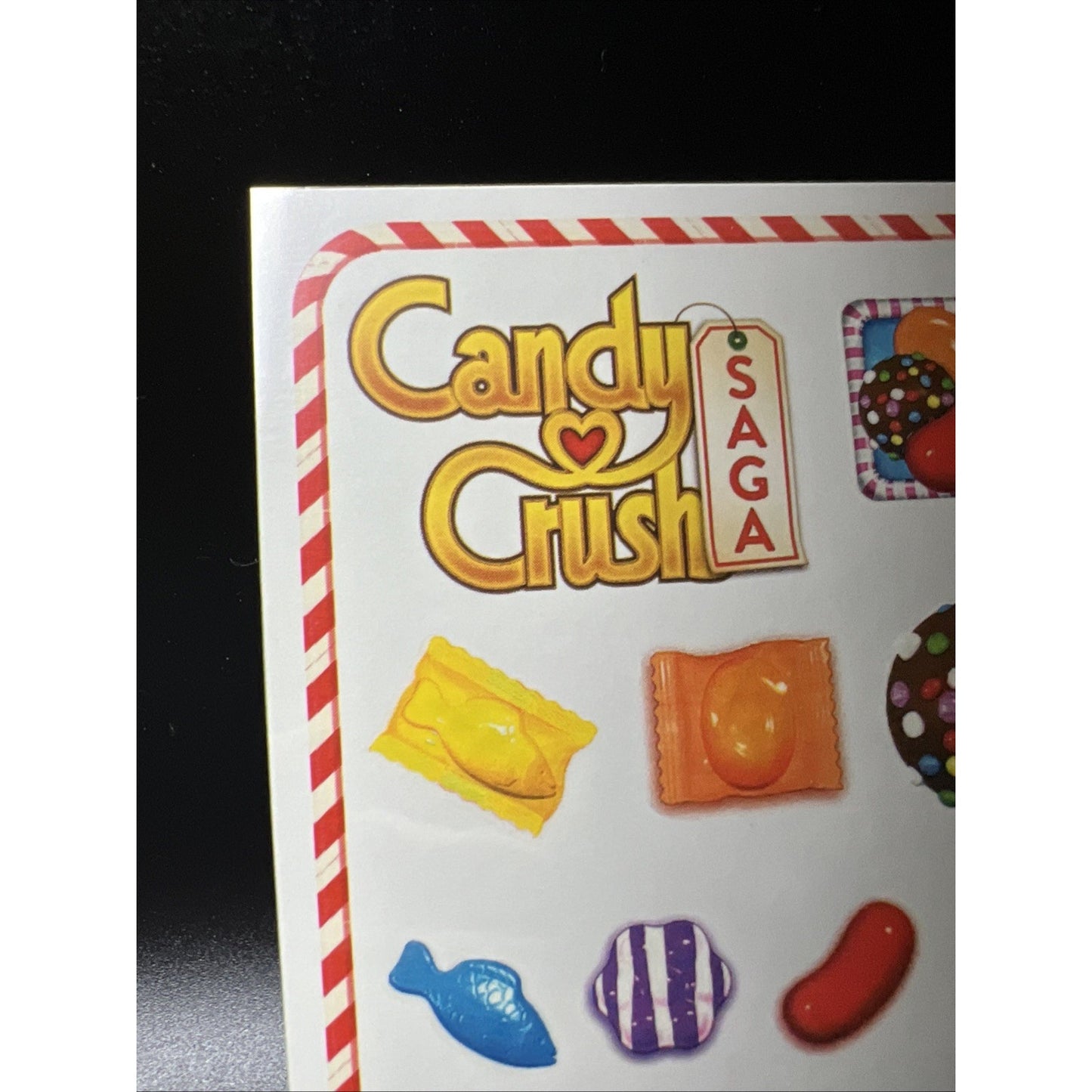 Candy Crush Saga Game Jelly Temporary Tattoos Collectible 10 Tattoo Sheets New