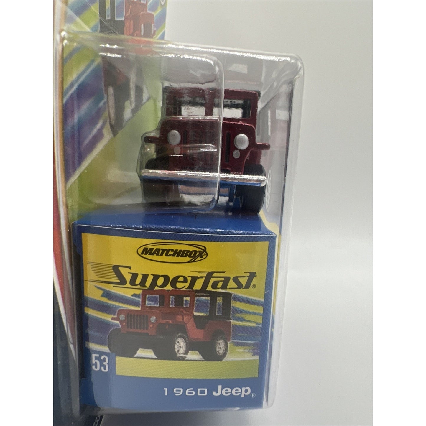 Jeep 2004 Matchbox Superfast 35 Years #53 1960 1:64 Chrome Wheels Die Cast Car