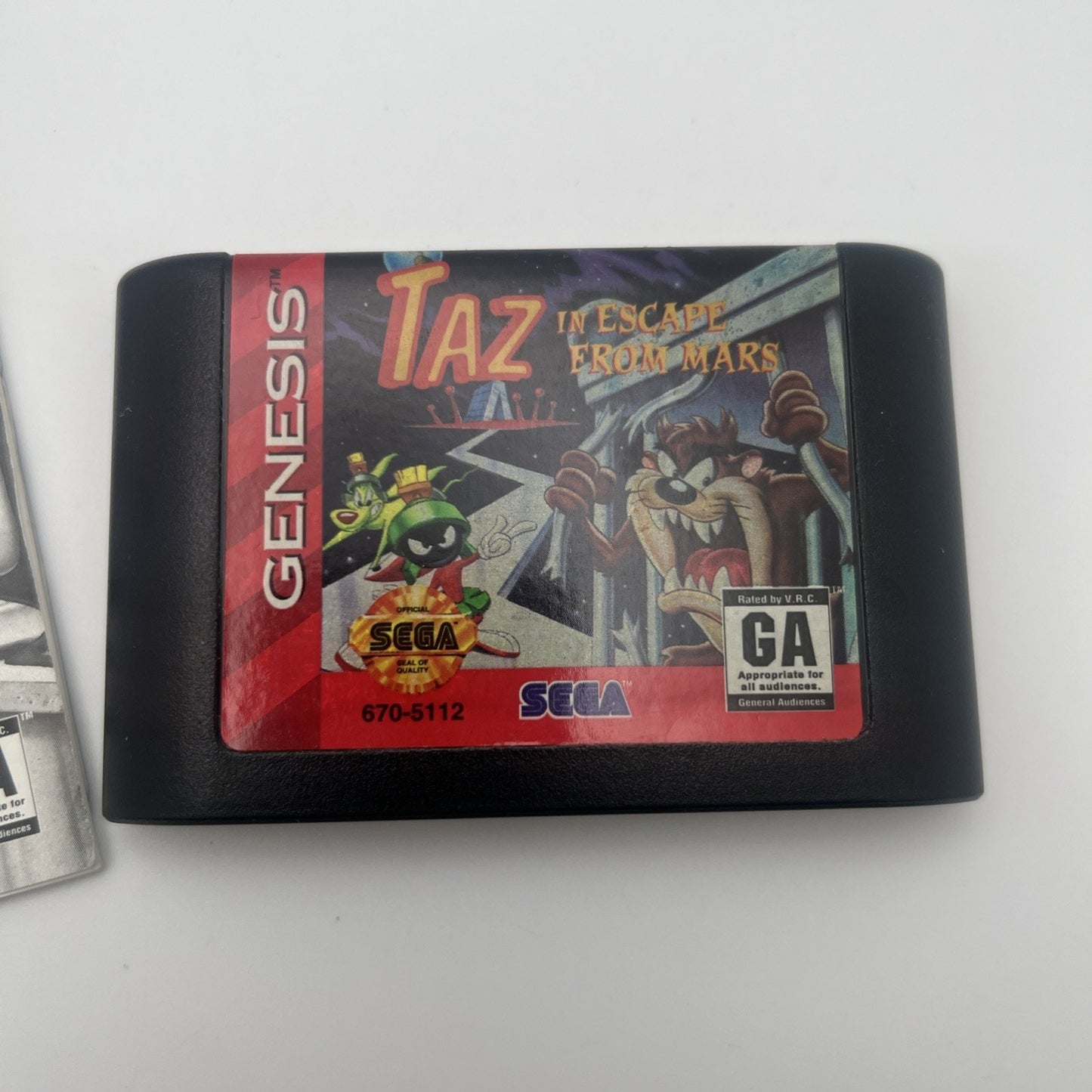 Taz In Escape From Mars Sega Genesis 1994 Video Game Tested Looney Tunes