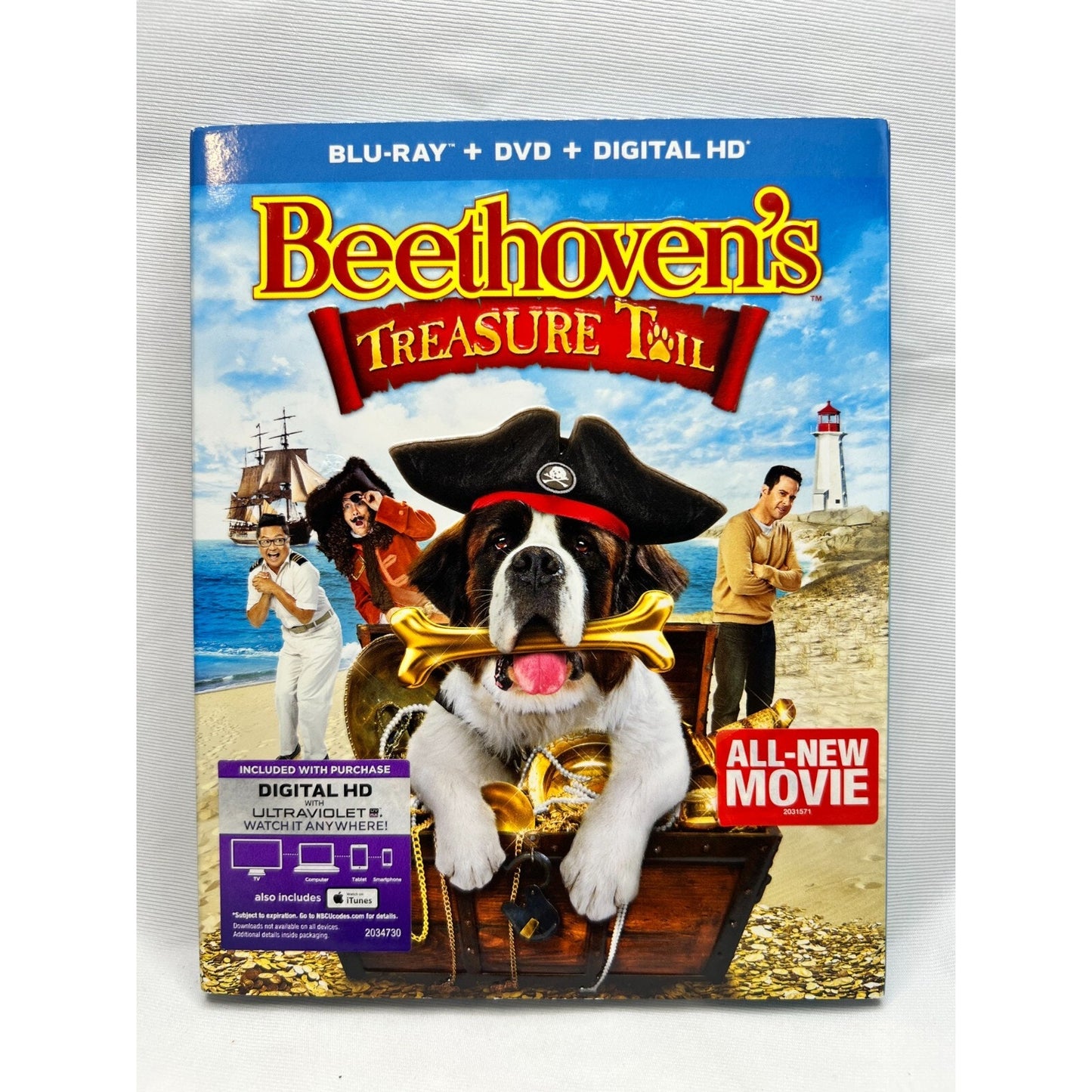Beethoven's Treasure Tail DVD New Sealed 2014
