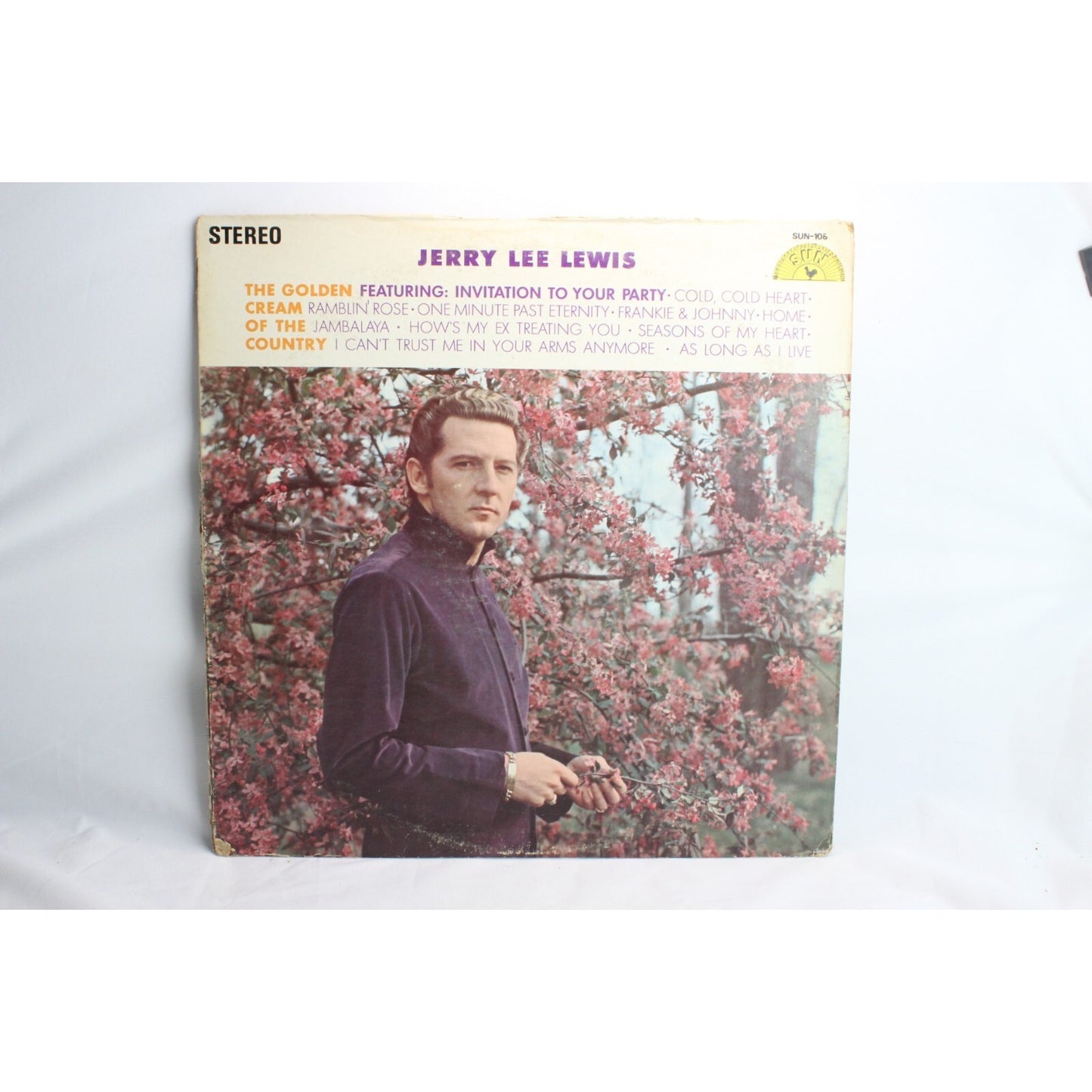 Jerry Lee Lewis The Golden Cream of the Country Vinyl Record Tested Used