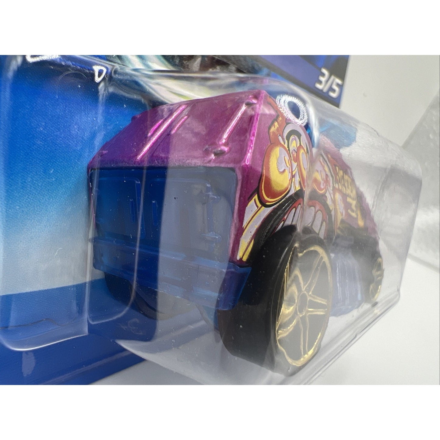 2005 Hot Wheels #113 Crazed Clowns 3/5 COOL-ONE Magenta w/Gold Pr5 Spoke Wheels