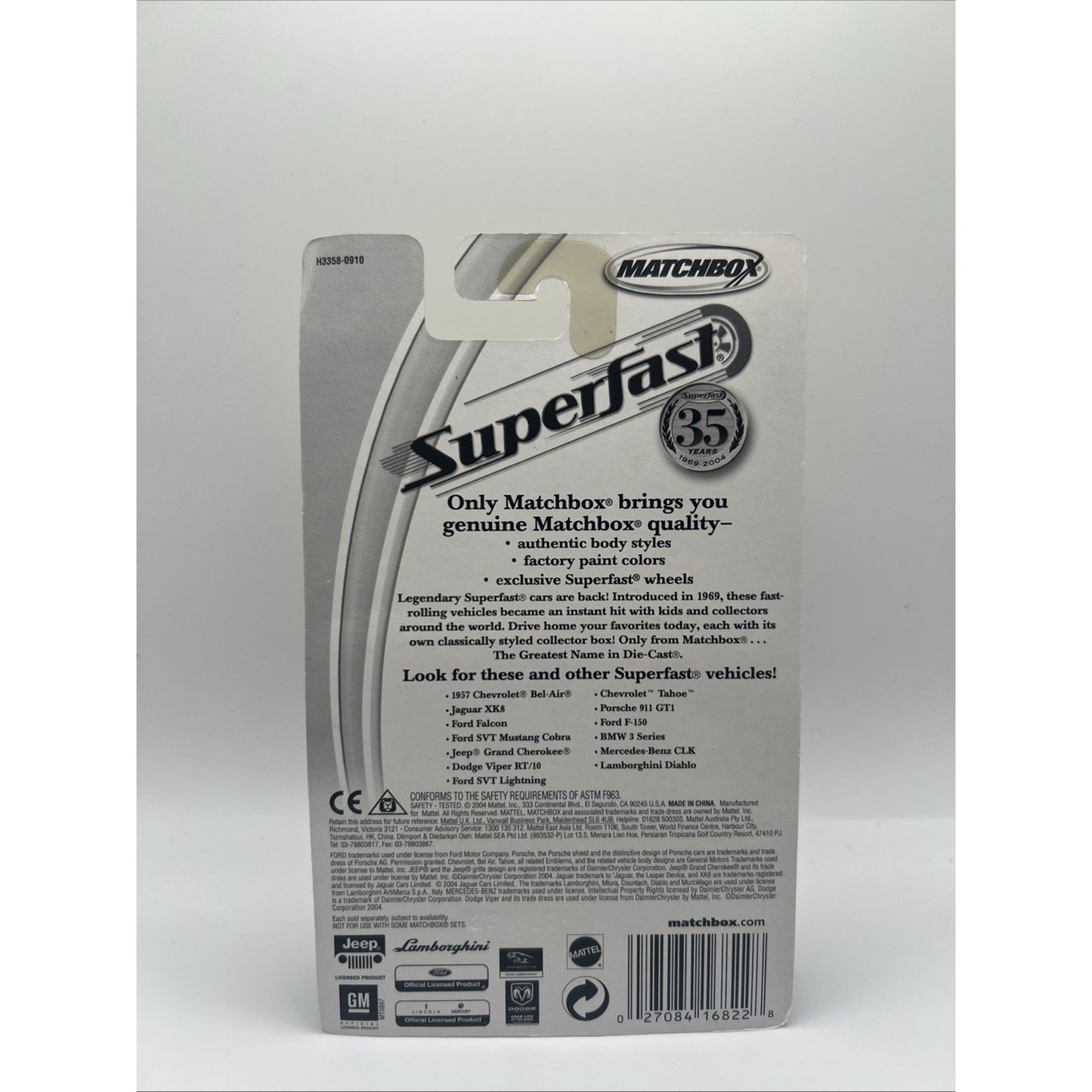 Matchbox Superfast 1957 Chevrolet Bel Air Convertible Dark Blue Collectors Box