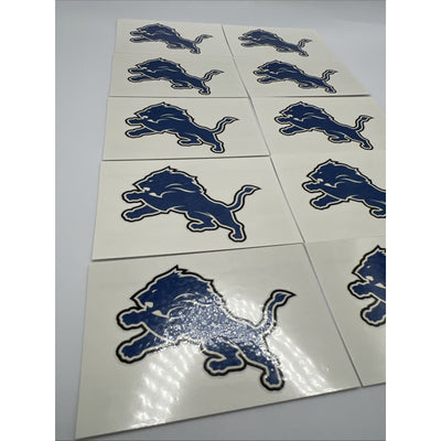 NFL Detroit Lions Temporary Tattoo Pack Of 10 Face Body Tattoos Football Lion
