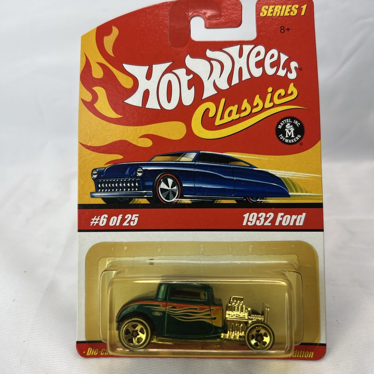 Hot Wheels Classics Series 1 1932 Ford Blue H7071 Rare Hot Rod New
